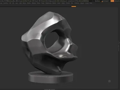 Modern Abstract Decorative sculpture 3d print model 134 3D print model