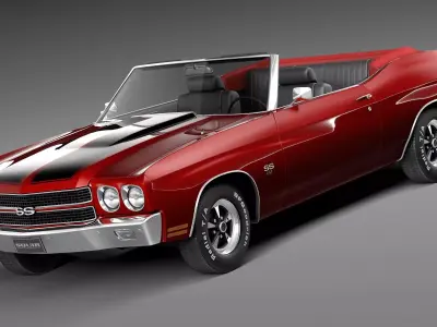 Chevrolet Chevelle SS Convertible 1970 3D model