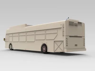 MTA New York City Bus printable 3D print model