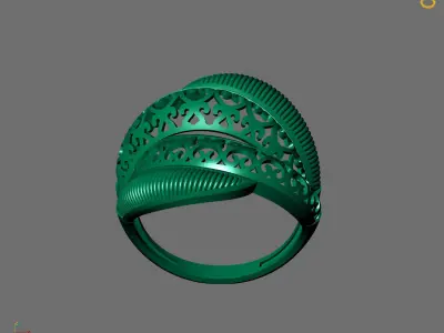 Women Plain Ring Ready STL Models Womens Ring 3d models 3D print model 18