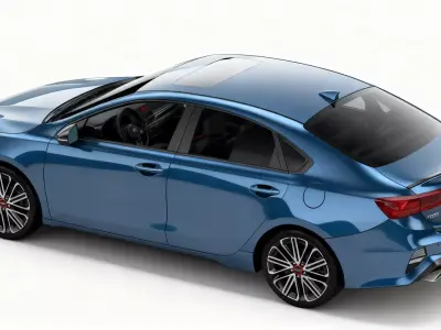 Kia Forte Mk3f  BD GT HQ Interior 2022 3D model