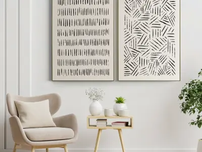 Photo Frame 108 Low-poly 3D model