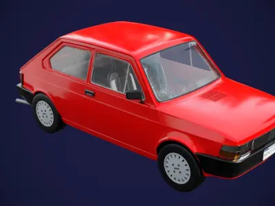 Fiat 147 car 3D model