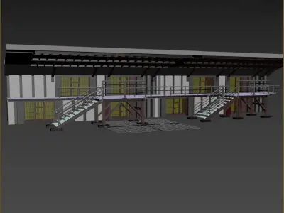 Pavilhao Prisional 3D model