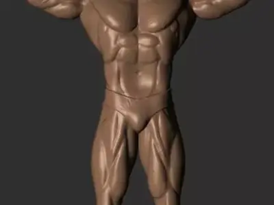 Big Head Arnold Schwarzenegger Mr Olympia 3D print model