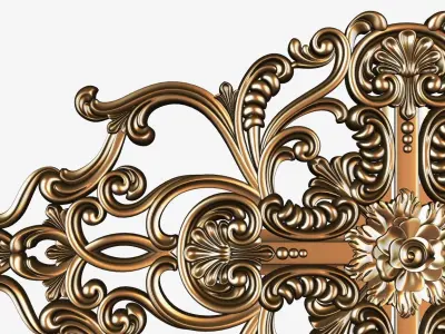 Carved decor ornament for cnc 3D model buy