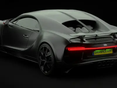 Bugatti Chiron Sport 2021 Matte  3D model