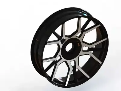 3D Models Rim Ryker Arm 16 dan 20 front and back 3D model
