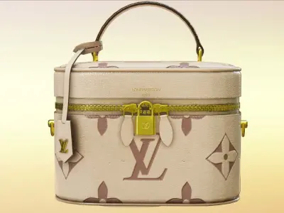 Woman Handbag Louis Vuitton Low-poly 3D model