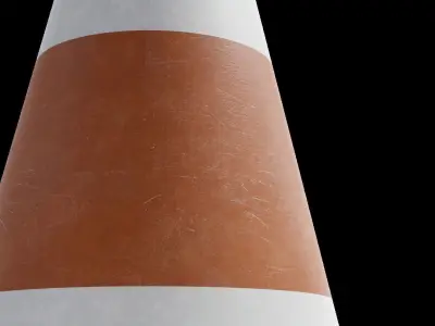 Cone street - traffic Realistic Free low-poly 3D model