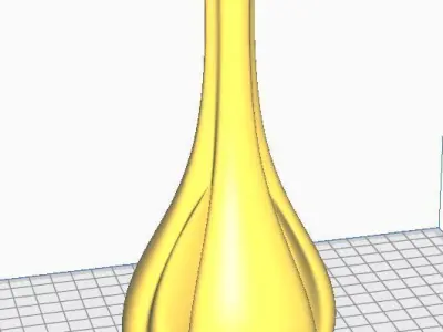 Bud vase 3D print model