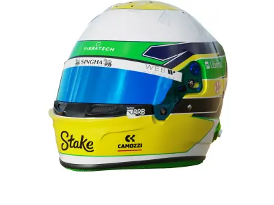 F1 Gabriel Bortoletto Helmet 2025 3D model