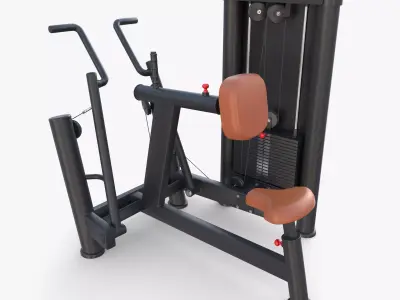 Rowing machine 3D model