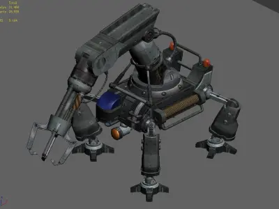 Robot-mechanical arm 01 3D model