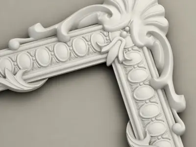 Molding with corner elements Harmony M123 3D model