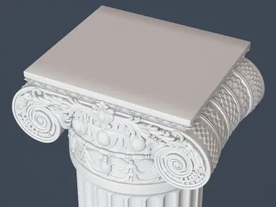Ionic Column 005 3D model
