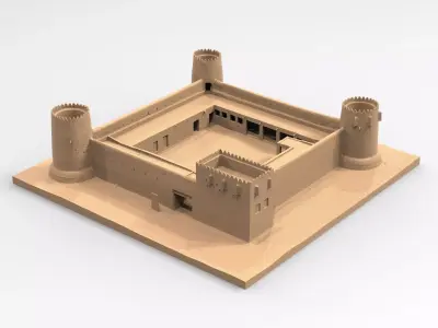 Al-Zubarah Fort  3D 3D print model