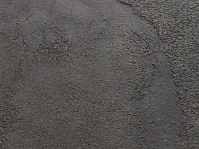 asphalt 14 png pbr seamless 3D model