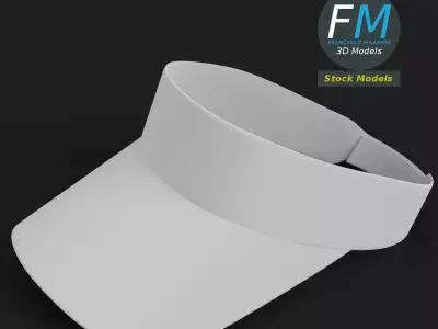 Tennis hat 3D model