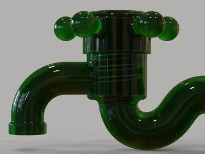 Water Tap 3D print model