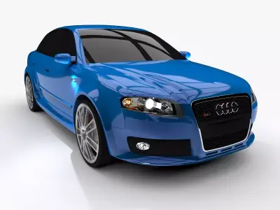 Audi RS4 2006 3D model