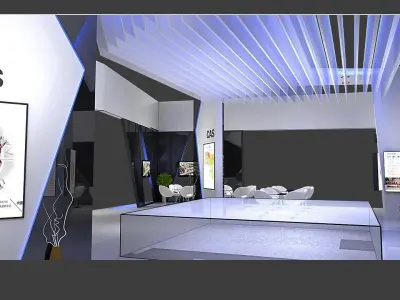 Exhibition - Area - 18X17-3DMAX2009-01 3D model