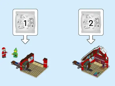 TwindBricks3D - 40565 Santa Workshop 3D print model