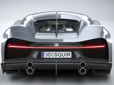 Bugatti Chiron Super Sport 2022 3D model