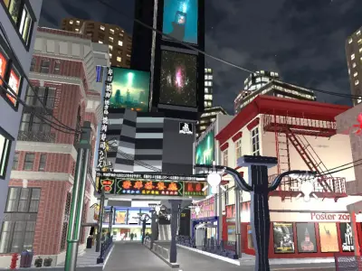World for VRC City 3D model