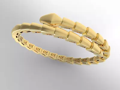 Serpenti Bracelet 170mm 3D print model