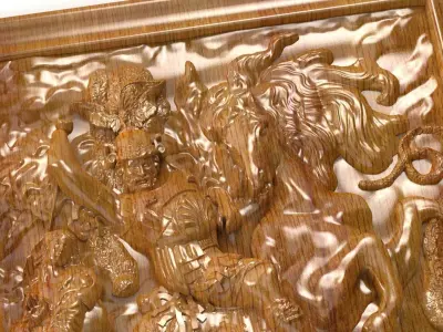 George the Victorious 3d painting 3D model