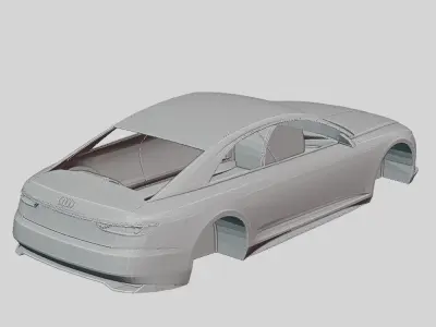 Audi A9 Prologue Concept 2022 Printable Body 3D print model