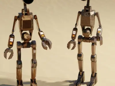 Star Wars mechanic droid  Free 3D model