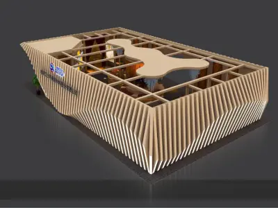 Exhibition - Area - 24X15-3DMAX2012-03 3D model