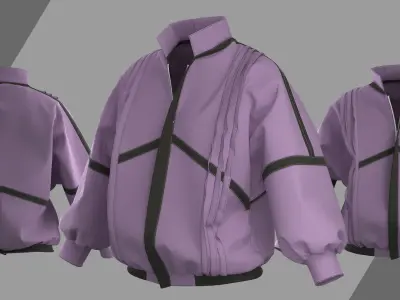 Casual jackets 3D model