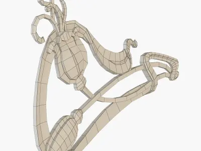 art nouveau decor for cnc 3D model