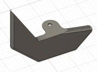 Honda Civic 10th Gen Rear diffuser Sport trim 2016 through 2019 3D print model