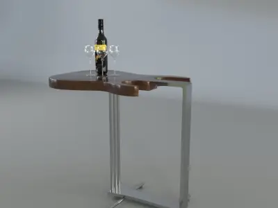 Guitar Table 3D model