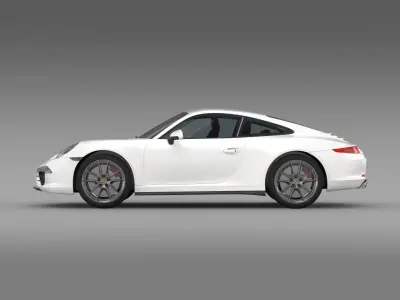 Porsche 911 Carerra 2013 3D model