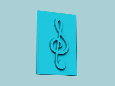 Stamp 05 - Music - Fondant Decoration Maker Toy 3D print model