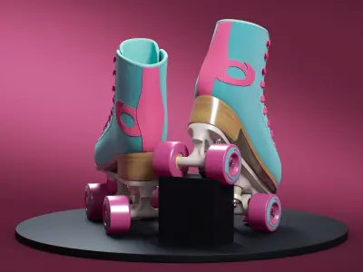 Roller skates Osprey 02 3D model