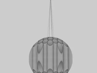 Pedant light PVC  3D model