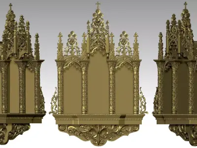Catholic Altar V1 3D print model