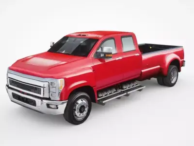 Generic Pickup v3 Low-poly 3D model