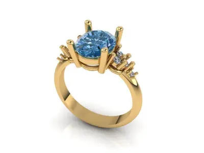 Diamond Ring 3D print model