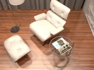 Loft Studio Scene 3D model