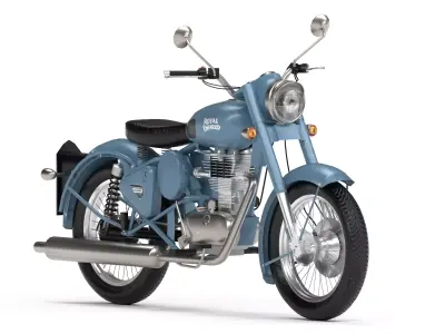 Royal Enfield Classic 350 Low-poly 3D model