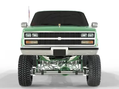 CHEVROLET C10 1500 TRUCK LIFTED  3D model