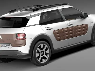 Citroen C4 Cactus 2015 3D model