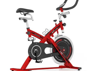Stationary Spinning Bike 3D model